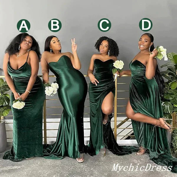 Green mismatched bridesmaid dresses best sale