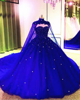 2025 Royal Blue Prom Dresses Ball Gown Sweet 16 Vintage Quinceanera Dress MyChicDress