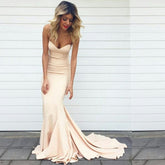 Simple Chiffon Bridesmaid Dresses Mermaid Sweetheart Neck Prom Dresses - MyChicDress