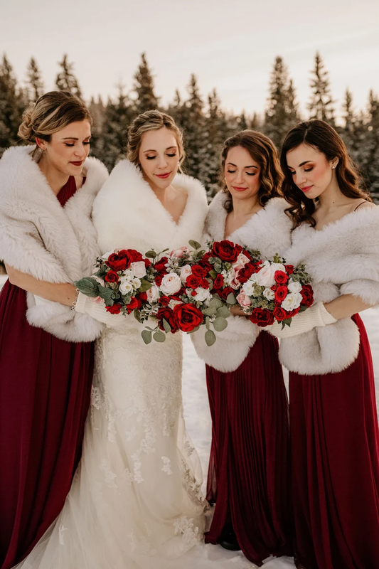 6 Long Sleeve Bridesmaid Dresses Perfect For A Winter Wedding