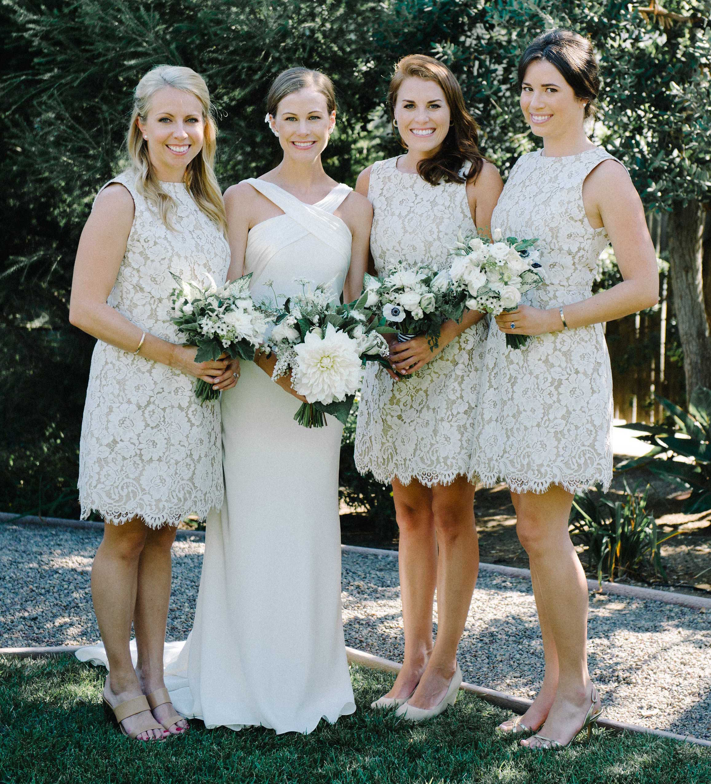 Hot 4 Short Bridesmaid Dresses For Warm Weather Weddings