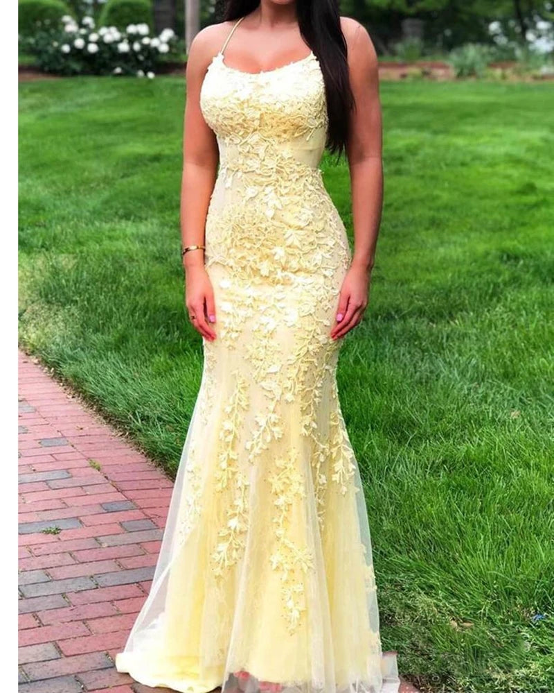 Stunning Yellow Evening Dresses for Weddings in the UK