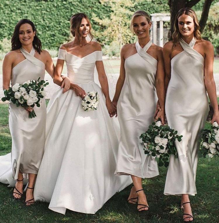 Satin bridesmaid Dresses Have Become The Biggest Trend