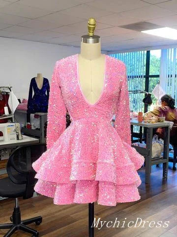 Stunning and Affordable Hot Pink Short Homecoming Dresses for you