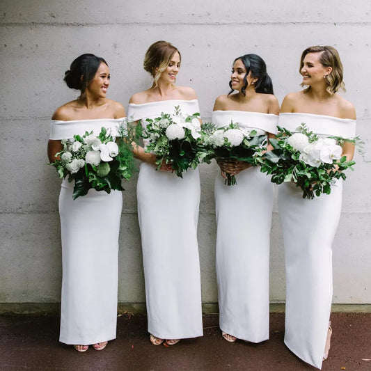 Top 10 White Bridesmaid Dresses Trend MyChicDress