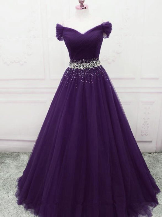 Top 5 purple prom dresses for prom party