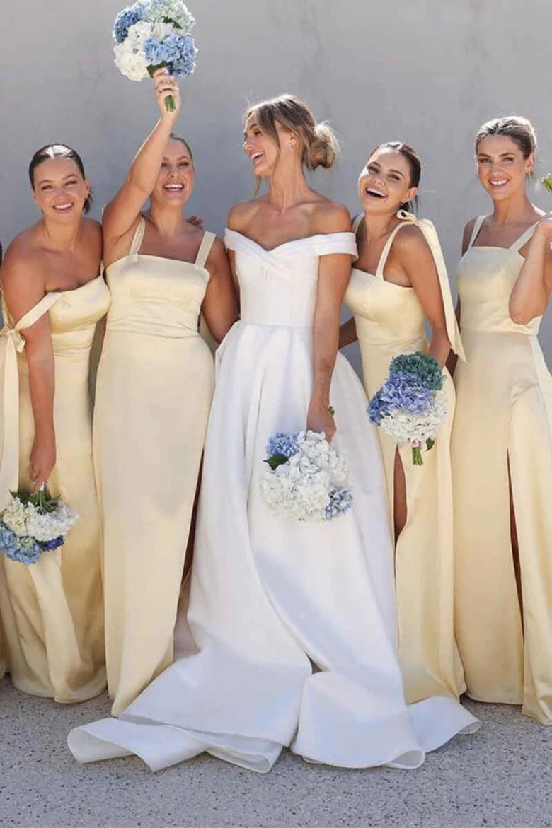 Yellow Bridesmaid Dresses