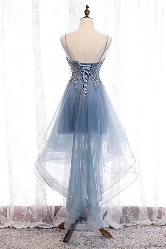 High Low Lace Homecoming Dresses for Teens Short Glitter Quinceanera Dress