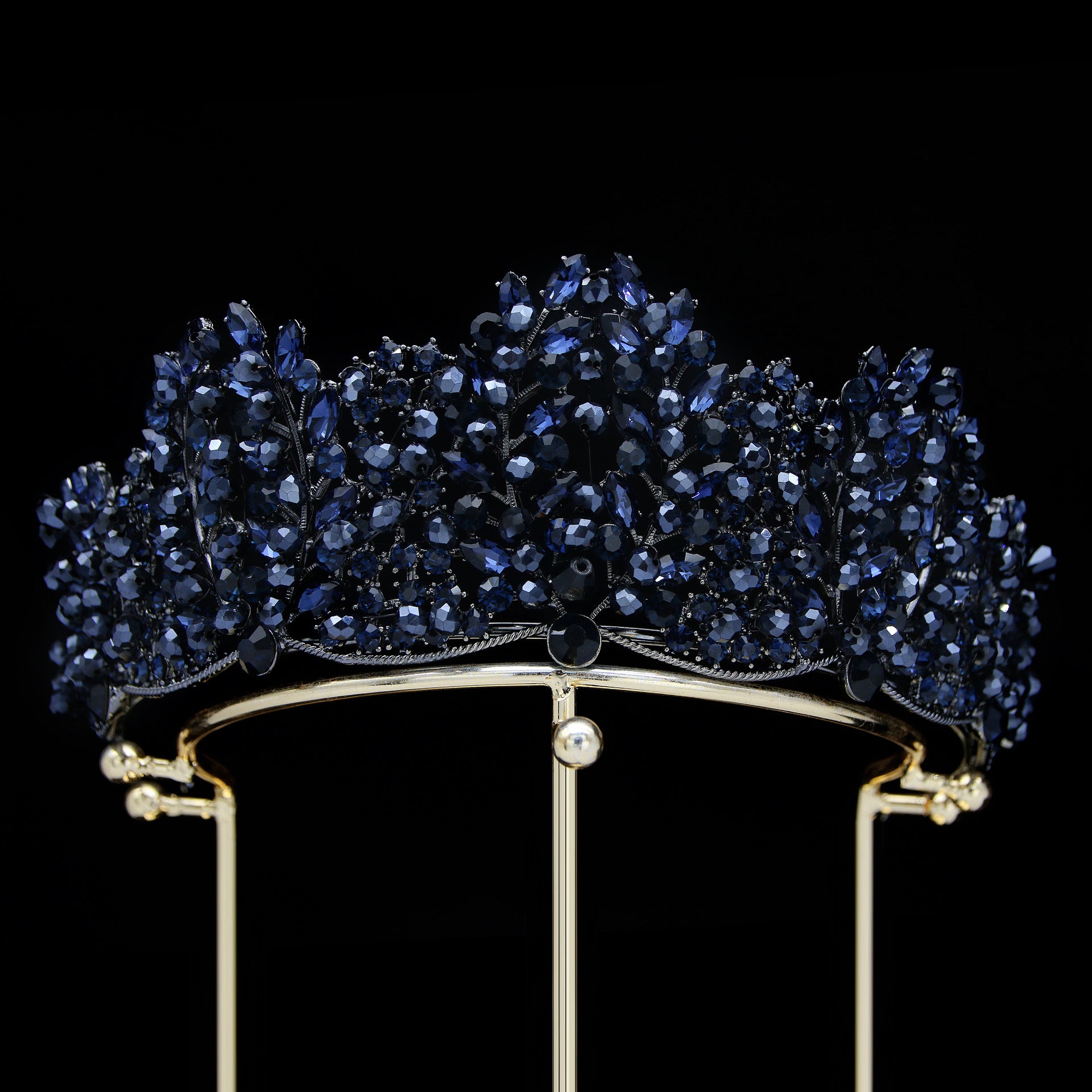 Shiny Quinceanera Crown Luxurious Bridal Crown Baroque style