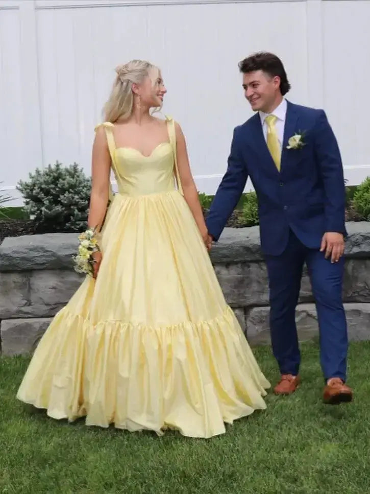 Vestido de invitados de boda de satén negro sencillo Vestidos formales largos de novia