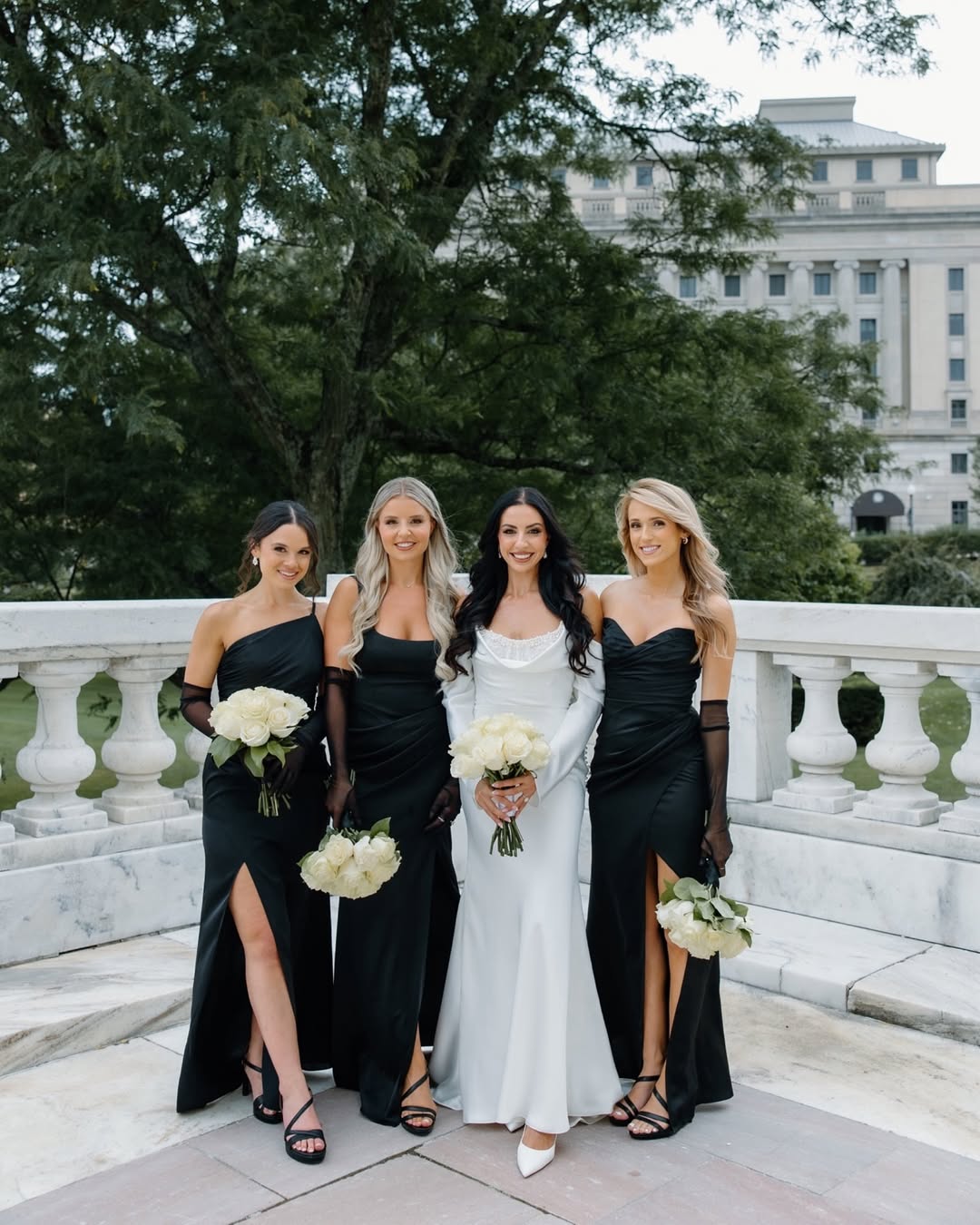 Cheap Mismatched Black Bridesmaid Dress Elastic Satin for Wedding