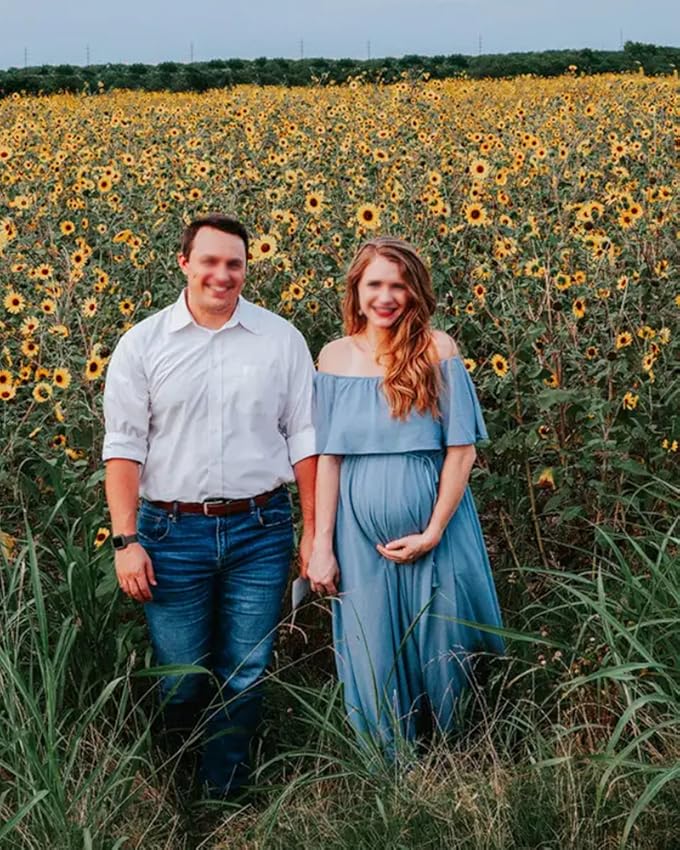 Vestidos de dama de honor bohemios de gasa burdeos con hombros descubiertos, largos y baratos