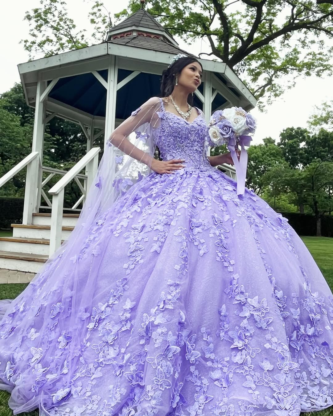 Customized Quinceanera Dresses Lavender Sweet 15 Vestidos De Festa Mychicdress