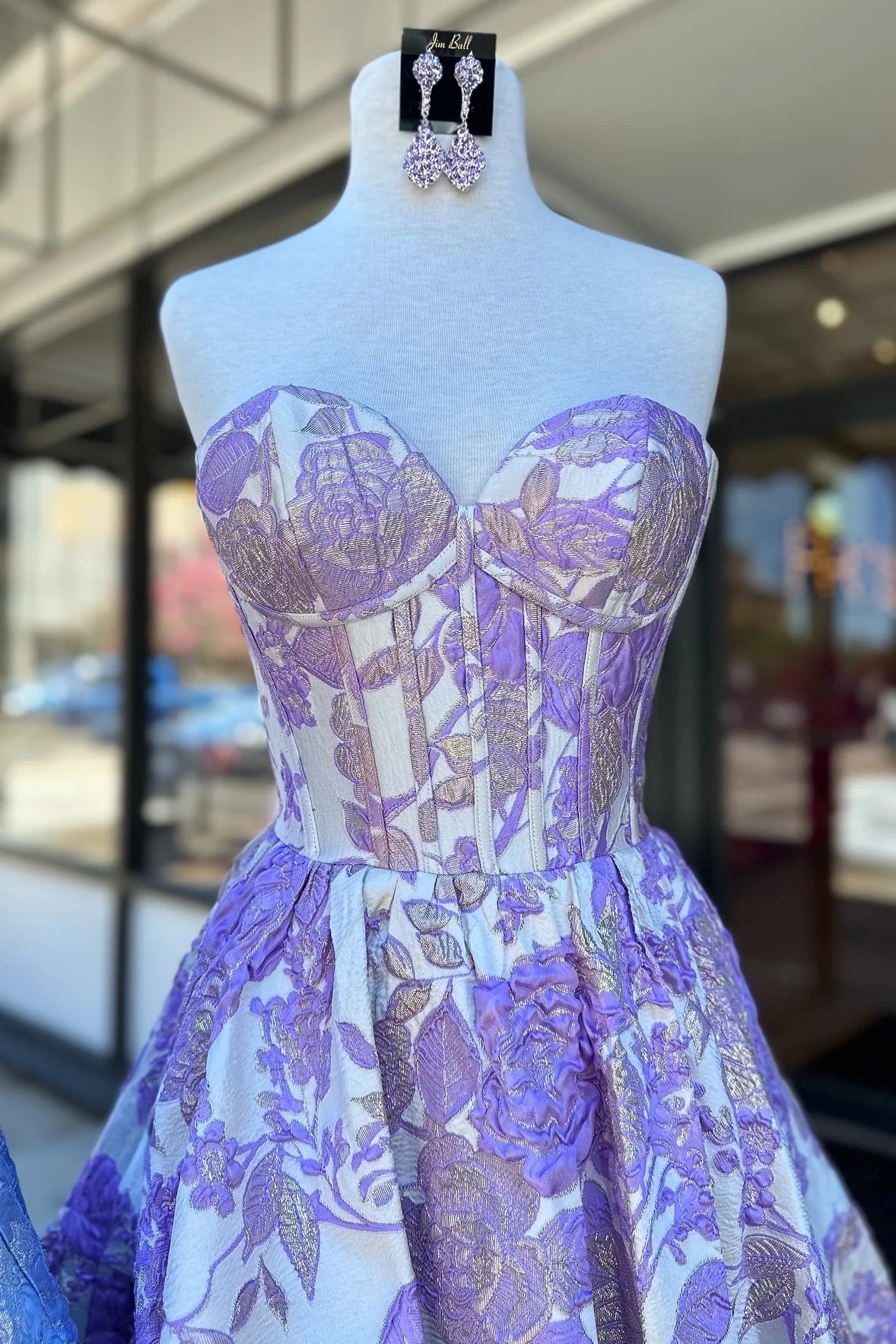 Cute Printed Mini Homecoming Dress Strapless Floral Dress