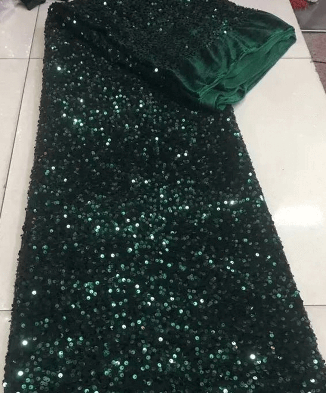 Royal Blue Iridescent Graduation Dress Strapless Sequined Formal Dress - MyChicDress