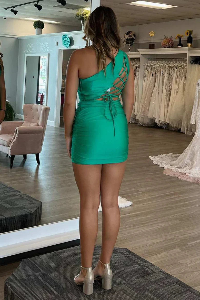 Mermaid Green Homecoming Dress under 100