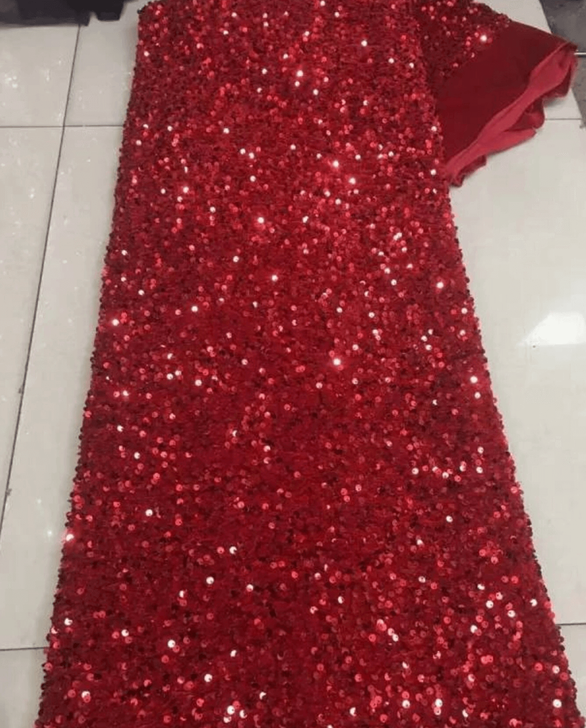 Royal Blue Iridescent Graduation Dress Strapless Sequined Formal Dress - MyChicDress