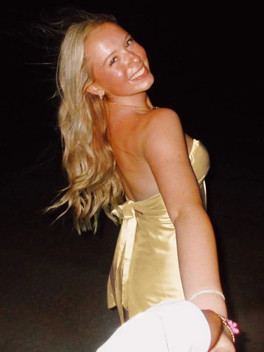 Cheap Homecoming Dress Under 100 Sweetheart Silk Satin