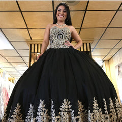 15 Dresses Sweetheart Black Lace Ball Gown Quinceanera Dresses MyChicDress