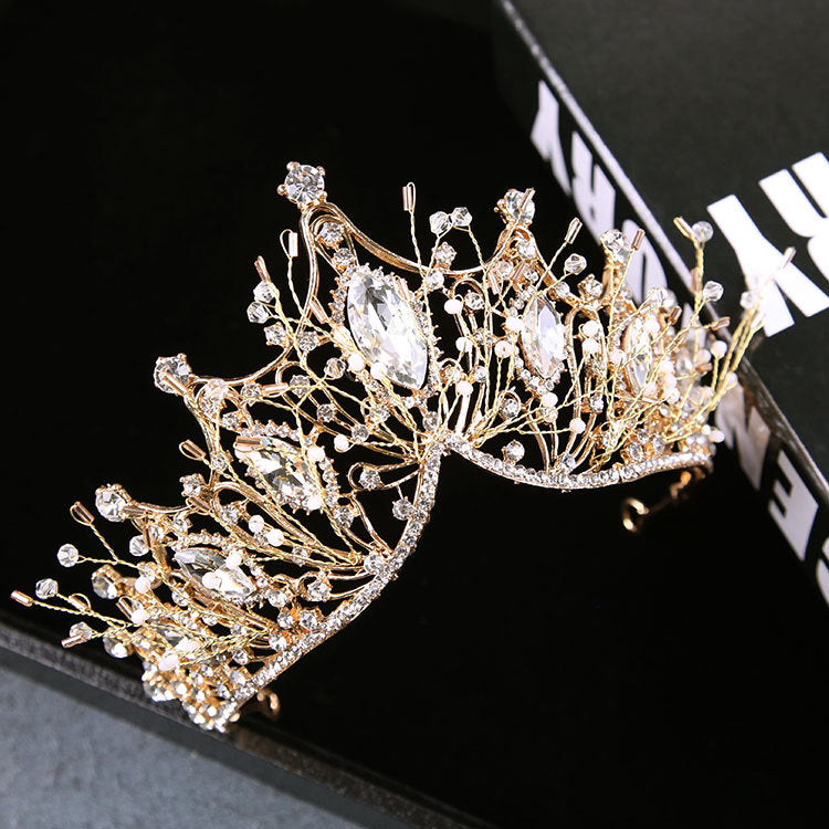 Crystal Bridal Tiara for Wedding Shiny Quinceanera Crowns MyChicDress