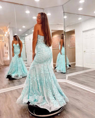 Precioso encaje sirena azul 20224 vestidos de fiesta cariño vestido formal largo Reino Unido