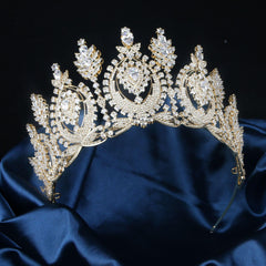 Preciosas tiaras de diamantes de imitación, coronas de boda, tocados, corona de quinceañera