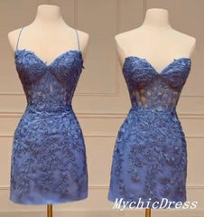 Hot Lace 2025 Short Homecoming Dresses Sleeveless Cheap Tight Hoco Dress MyChicDress