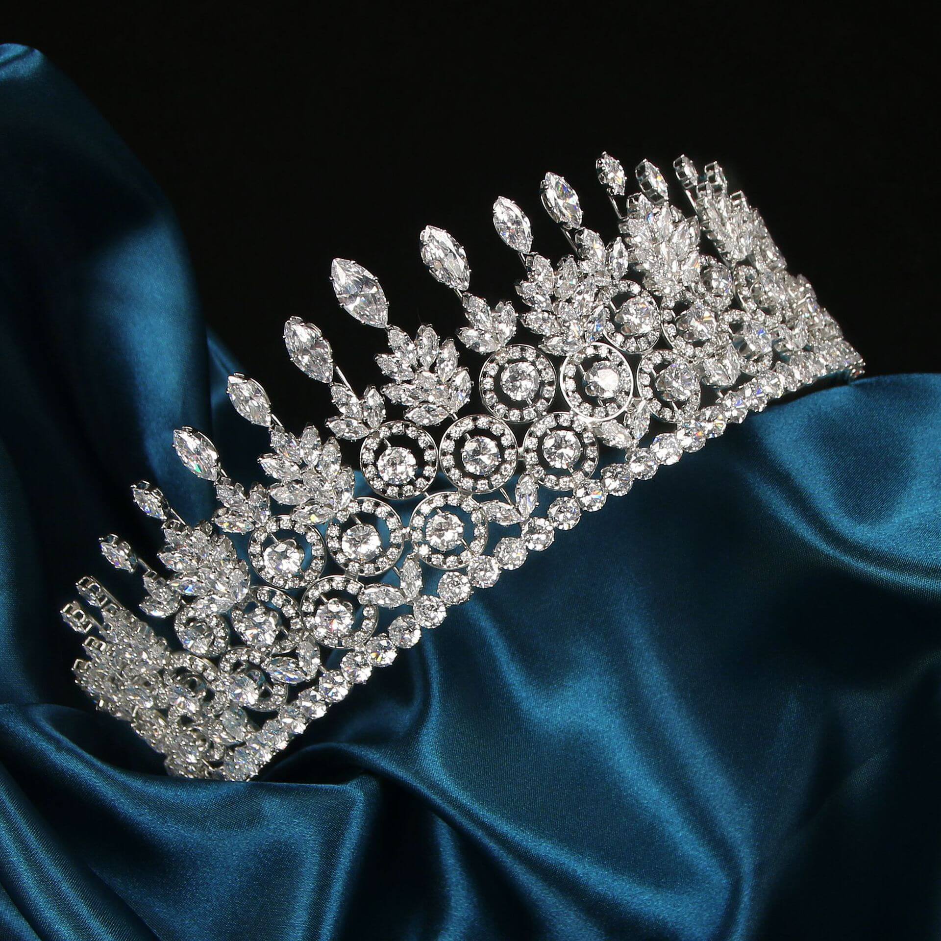 Luxury Crystal Tiara Quinceanera Crown Princess Crowns Wedding Crowns MyChicDress