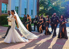 Vestidos de dama de honor negros multiposición Vestido de invitados de boda de satén elástico 2024
