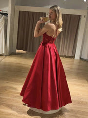 Vestidos de fiesta de encaje rojo hasta el suelo 2024 Vestidos de noche largos sin espalda