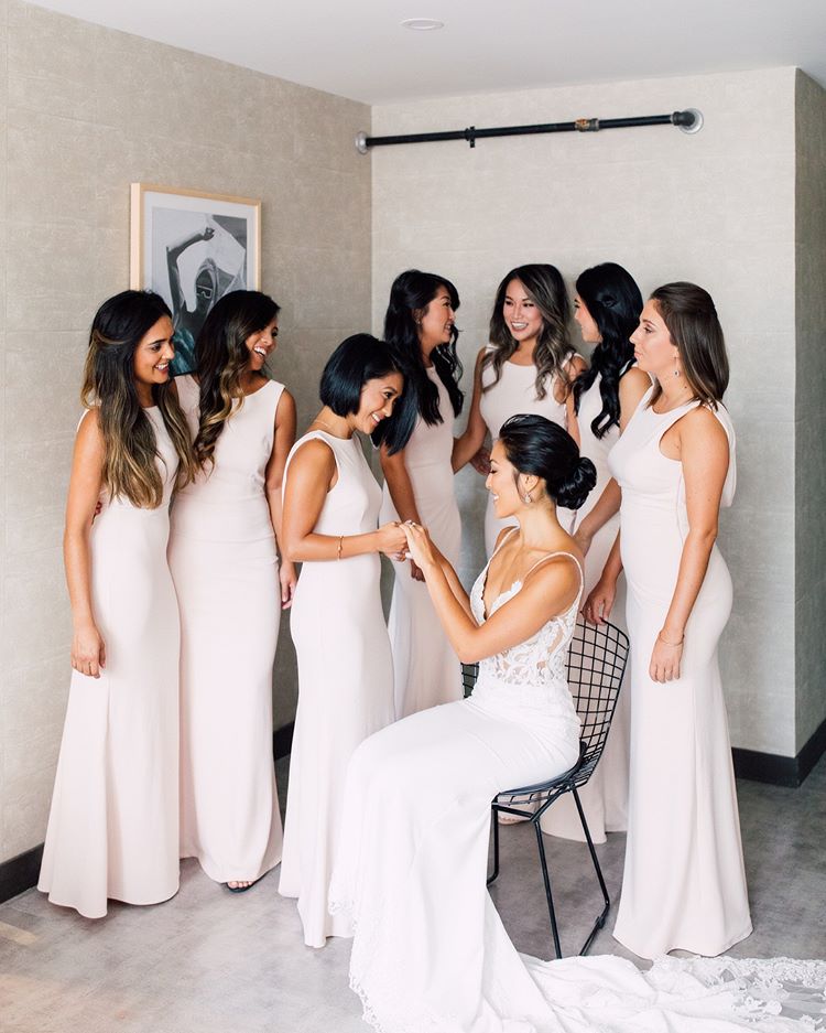 Simple Backless Mermaid Sleeveless Bridesmaid Dresses - MyChicDress