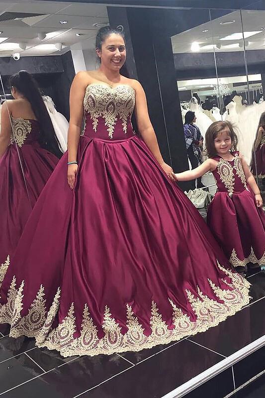 Burgundy Quinceanera Dresses