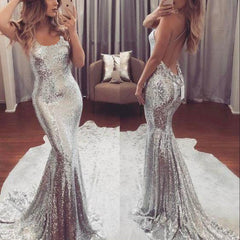 sequin prom dress