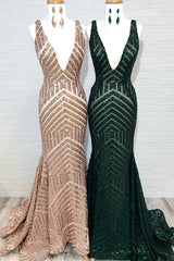 green prom dresses sequin